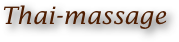 Thai-massage